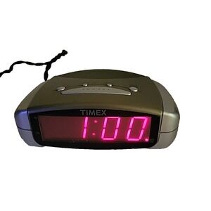 Timex Model T109S Extra Loud Alarm Clock Tested Digital